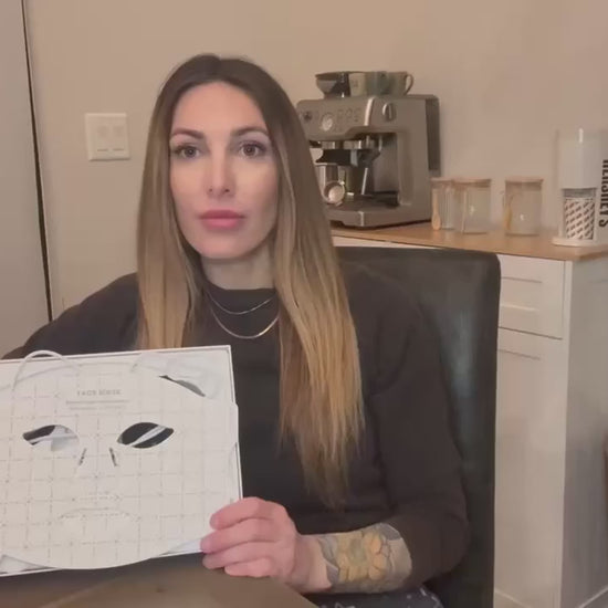 led face mask video