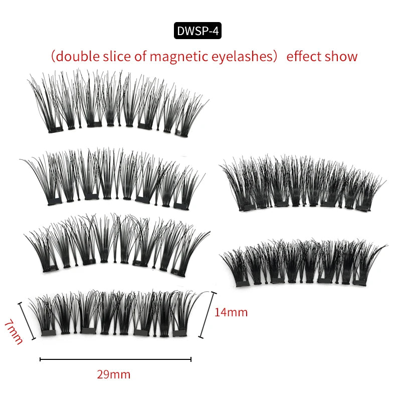 reuseable magnetic false eyelashes 