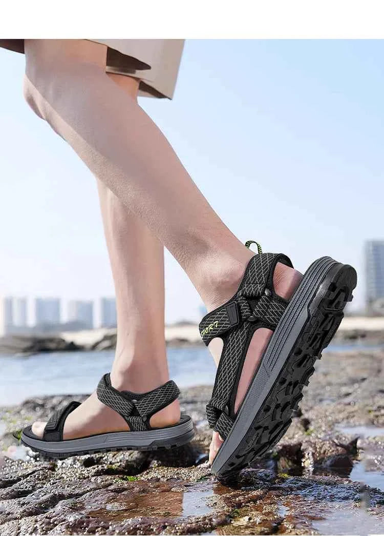 Summer Men Sandals - Lightweight Open-Toe - Casual & Outdoor Wear