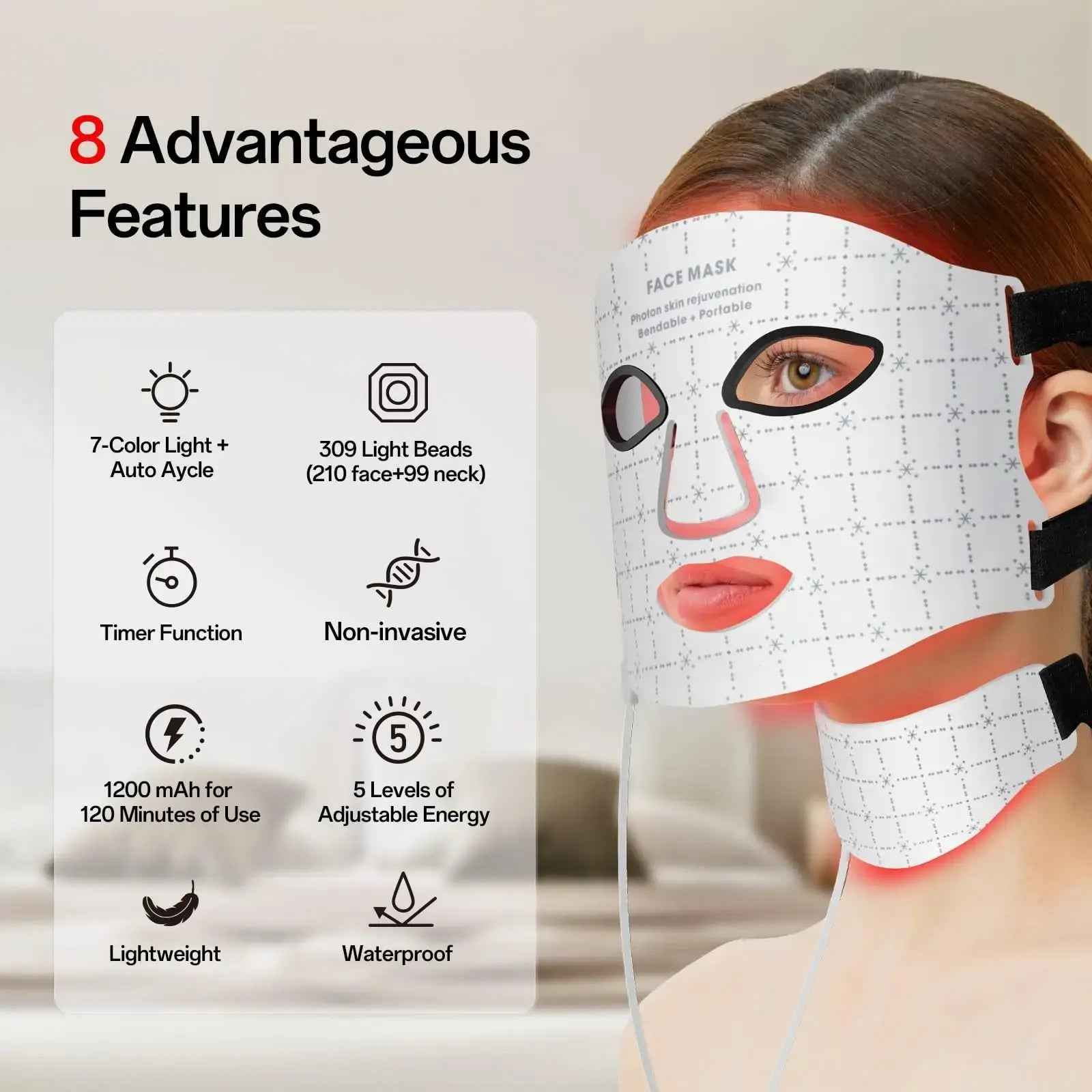 Face LED Mask Technology Rejuvenate Your Personality